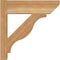 Ekena Millwork Funston Slat Rough Sawn Outlooker, Western Red Cedar, 6"W x 18"D x 18"H OUT06X18X18FST06RWR - alternate 3